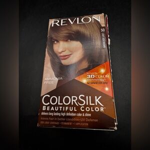 NEW Revlon Colorsilk Beautiful Color Shade 50 Light Ash Brown Permanent Dye